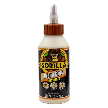 Gorilla Glue Gorilla Extra Strength Natural Wood Glue 8 oz 104404